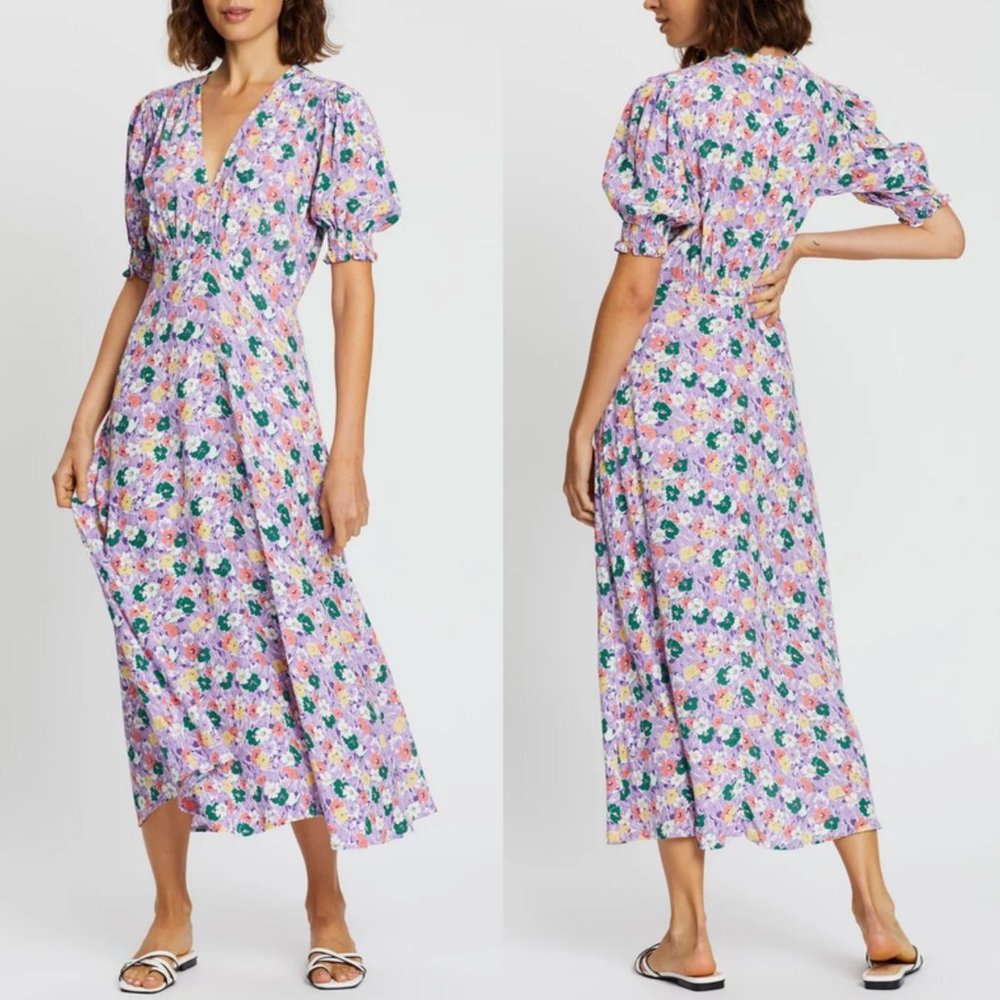 Faithfull the Brand Floral Dress - Large